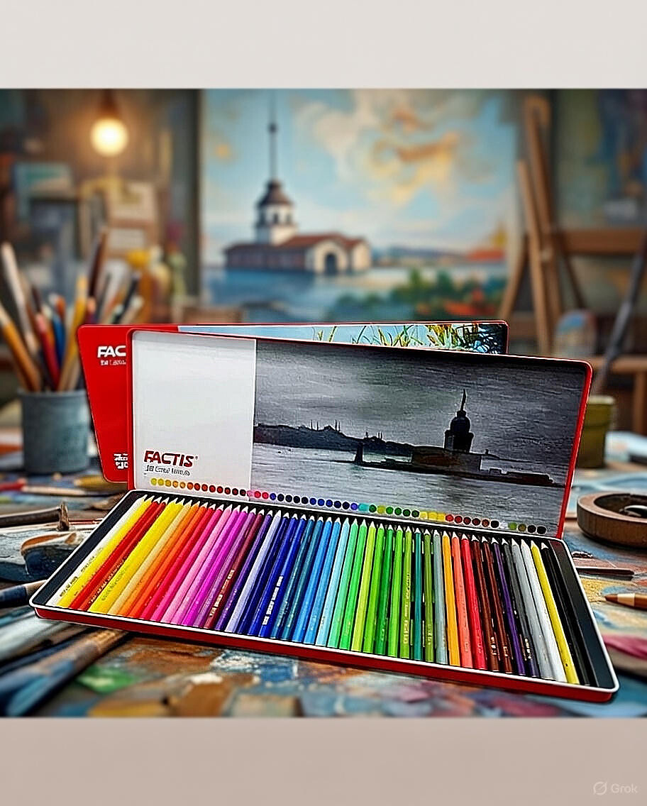 مداد 50 رنگ فاکتیس