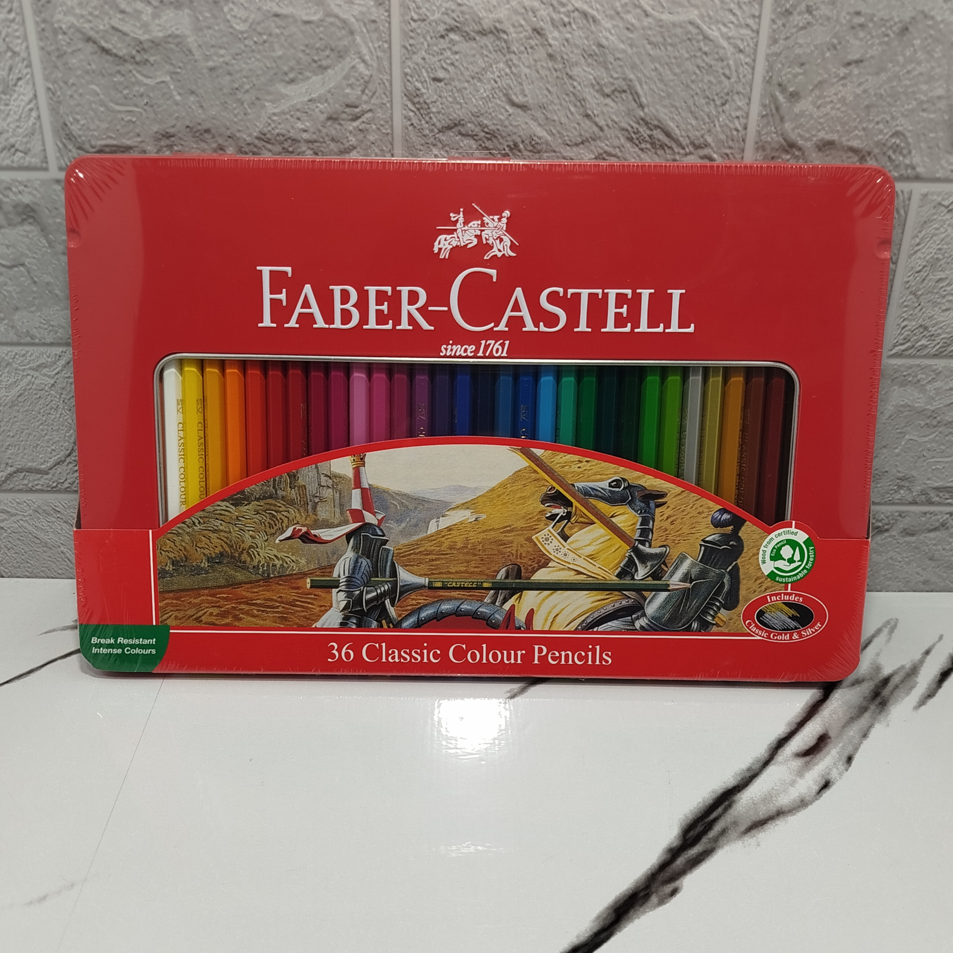 مداد رنگی ۳۶ رنگ فابرکاستل